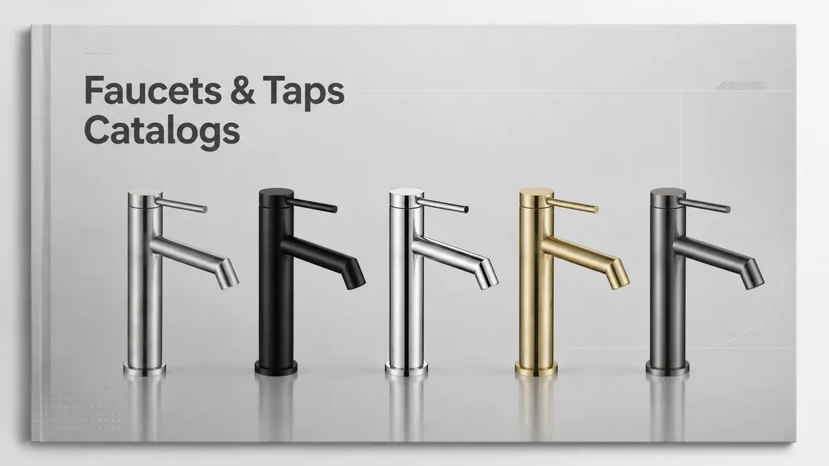 Faucets and taps catalog for bathroom hardware sourcing