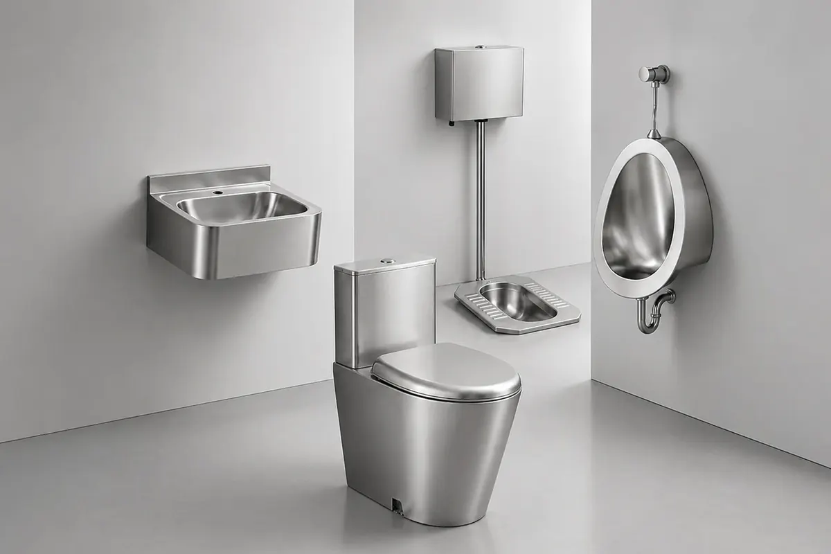 Commercial and public bathroom fittings