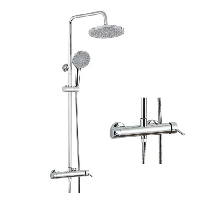 Dual-Function Rainfall Side-Open Shower Set