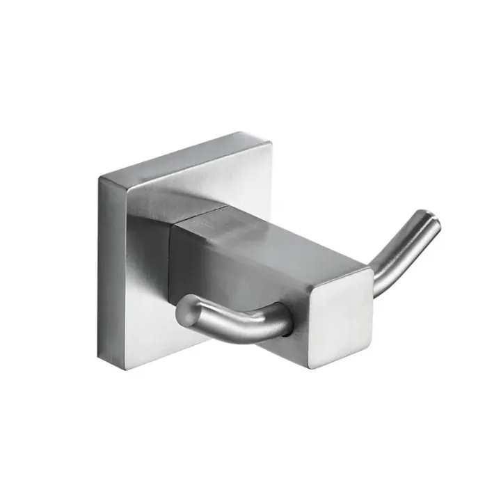 Square Design Double Robe Hook