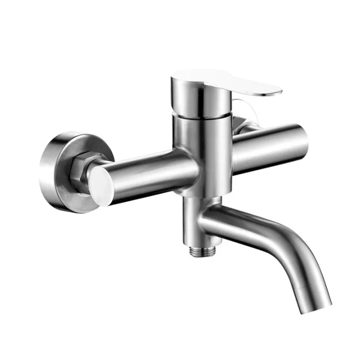 Wall-Mounted Single-Handle Bath Shower Faucet