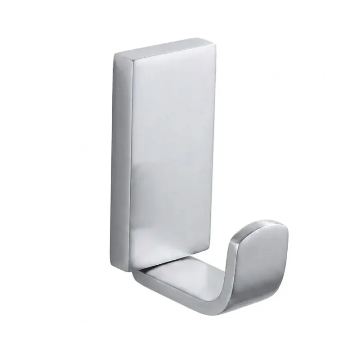 304 Stainless Steel Square Single Robe Hook