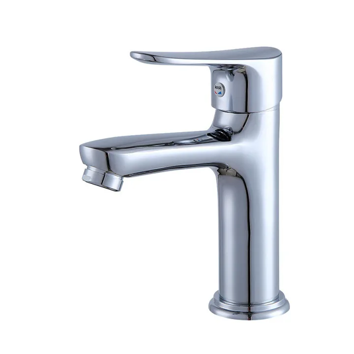 Round Deck-Mounted Basin Mixer