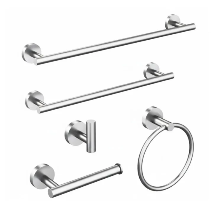 Round Design Bath Fitting Knit 5pcs per Set