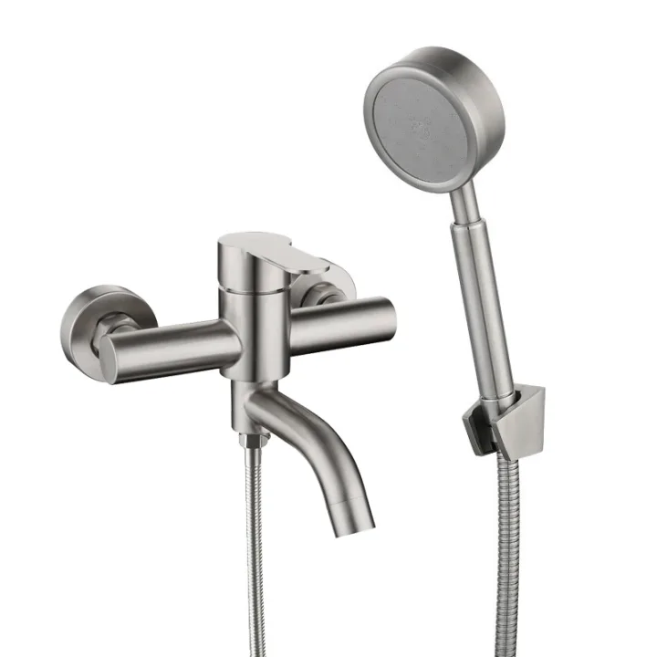 Wall-Mounted Single-Handle Shower Faucet Set