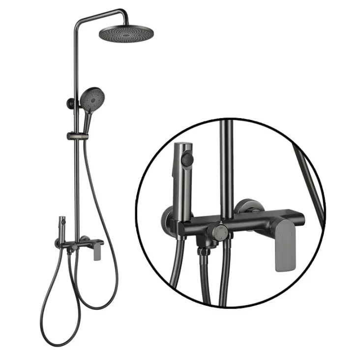 Functions Shower System with Handheld and Rainhead