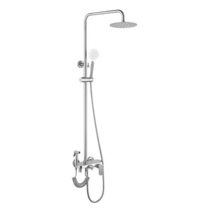 Shower Set with Four Settings and with Bidet Sprayer