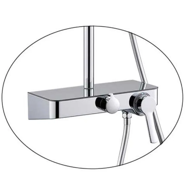 Wall-Mounted Single-Handle Bath Shower Faucet
