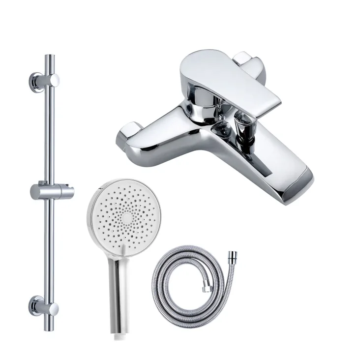 Wall-Mounted Single-Handle Bath Shower Faucet