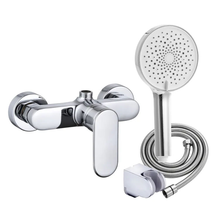 Wall-Mounted Single-Handle Bath Shower Faucet