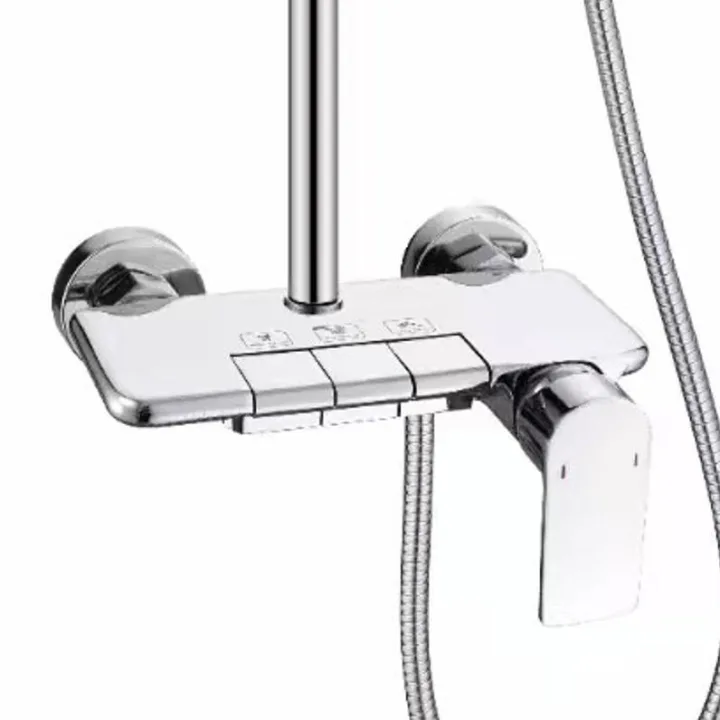 Wall-Mounted Single-Handle Bath Shower Faucet
