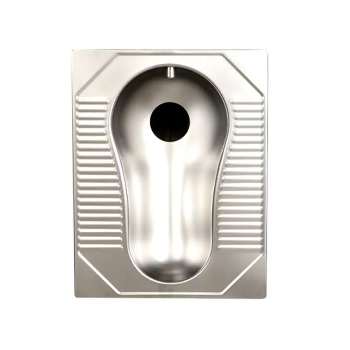 304 Stainless Steel Squatting Pan with Trap