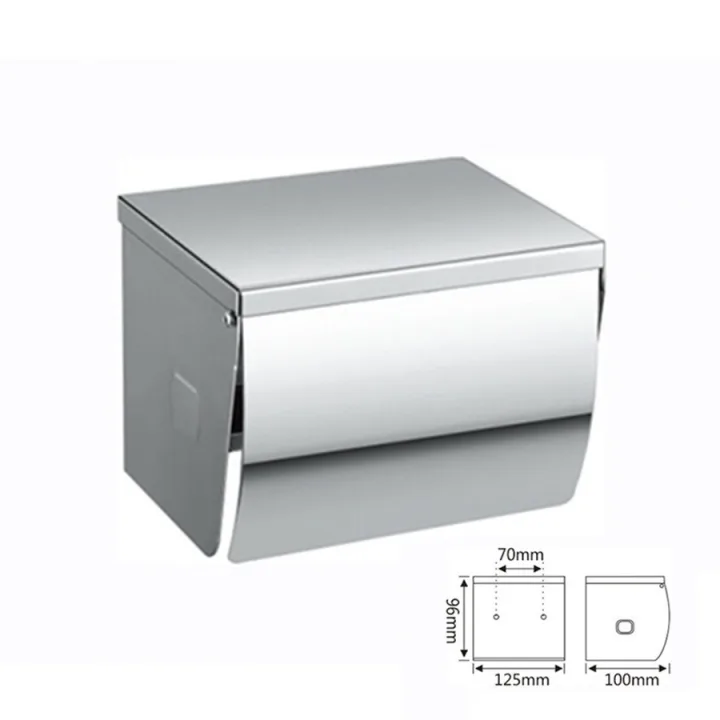 304 Stainless Steel Single-roll Toilet Paper Box