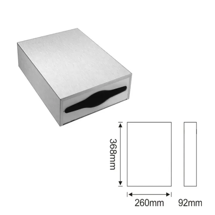 304 Stainless Steel Recessed Toilet Seat Paper Box