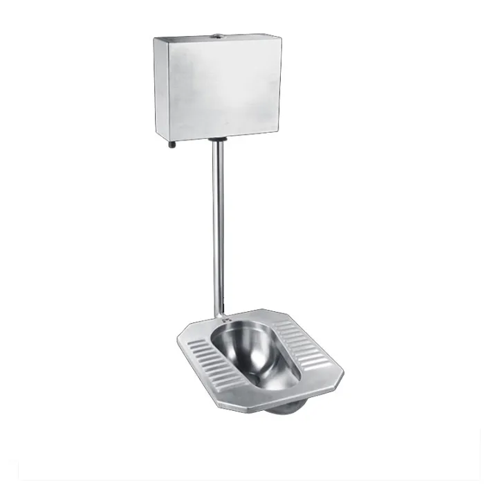 304 Stainless Steel Squatting Pan with Trap
