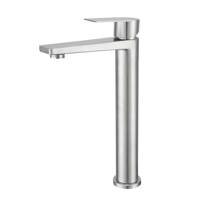 Taller Deck-Mounted Single-Lever Basin Faucet Mixer