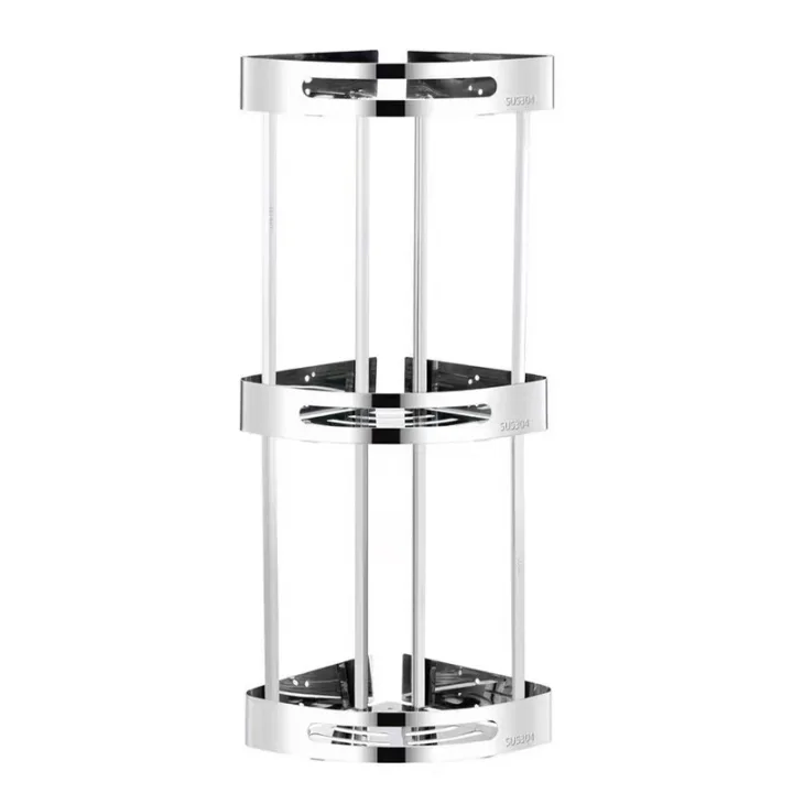 304 Stainless Steel A1 Triple Layer Corner Shelf