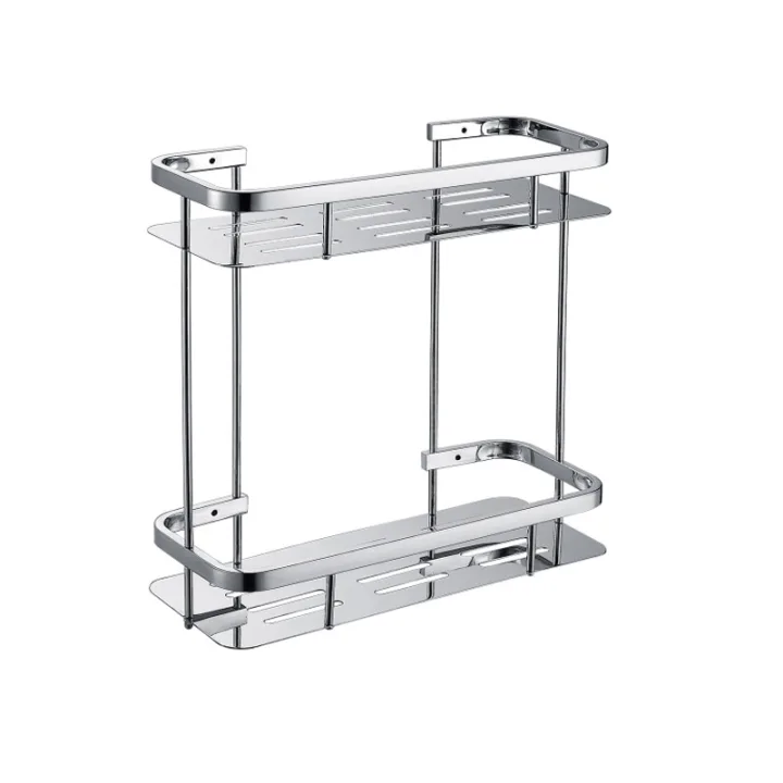 304 Stainless Steel A7 Double Layer Corner Shelf