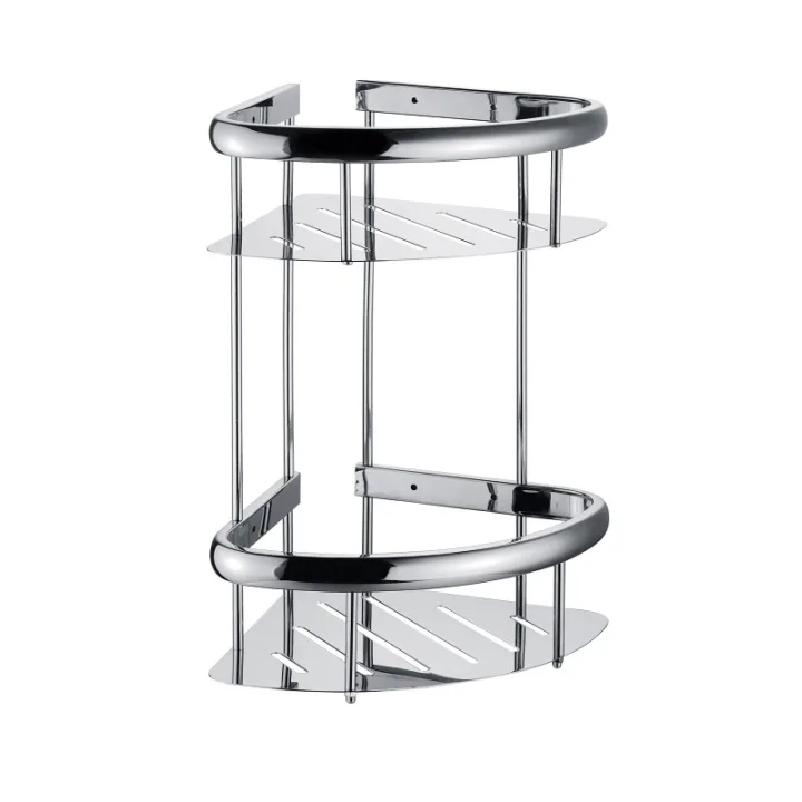 304 Stainless Steel D1 Double Layer Corner Shelf