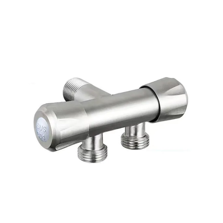Dual-function bidet sprayer with T-valve