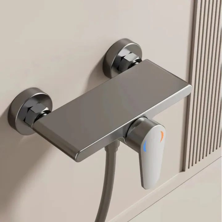 Wall-Mounted Single-Handle Shower Faucet Set