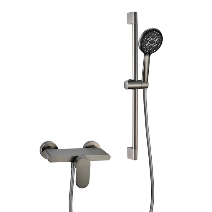 Wall-Mounted Single-Handle Shower Faucet Set