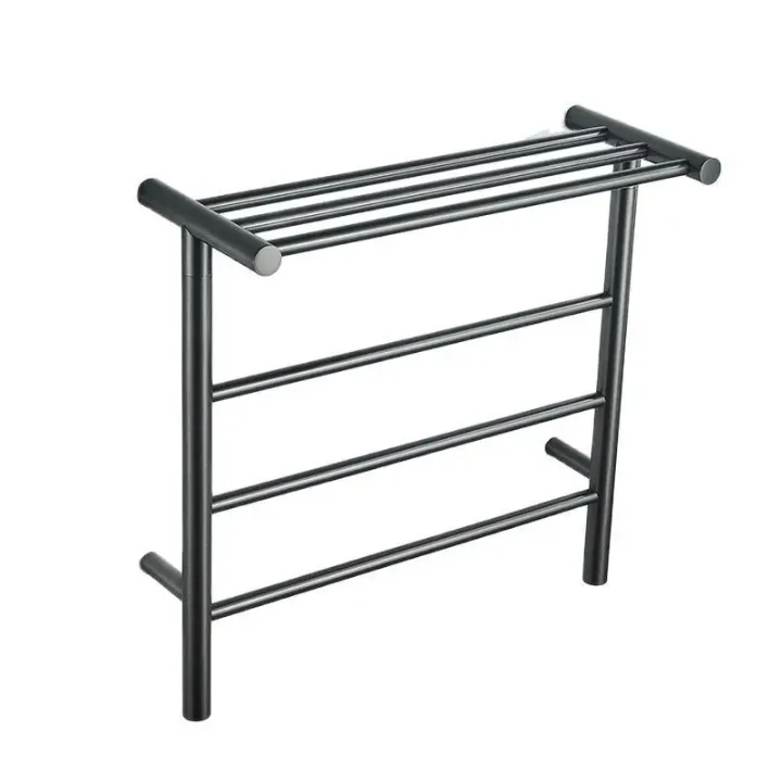 Stainless Steel Double Towel Rack Brushed