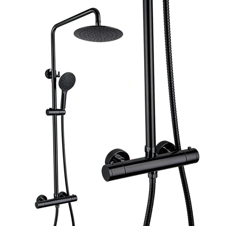 Dual-Function Rainfall Side-Open Shower Set