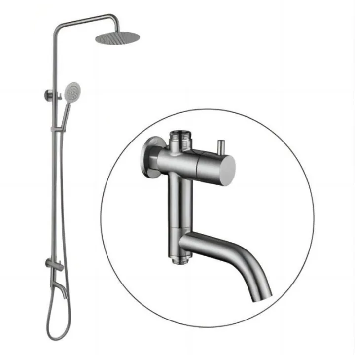 Stainless Steel Single-Cold Shower Set