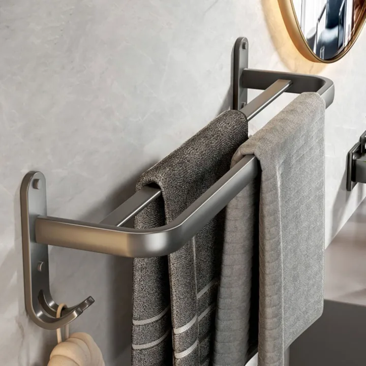 Wall-Mounted Towel Rack