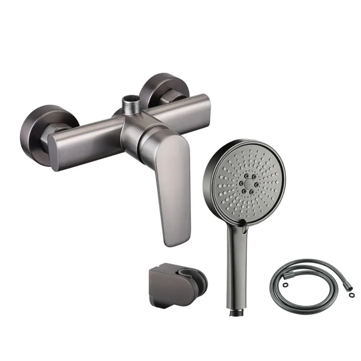 Wall-Mounted Single-Handle Shower Faucet Set