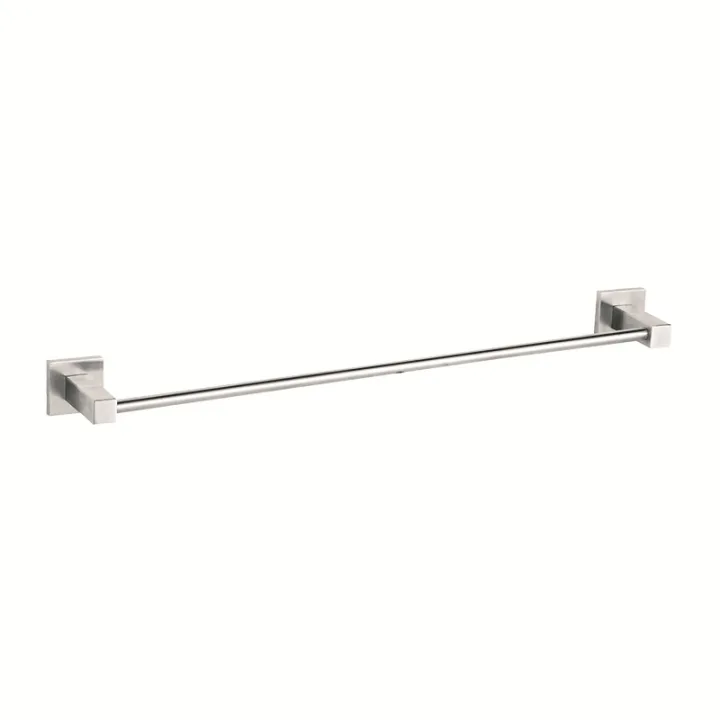L-Series Square Base Single Bar Towel Rack