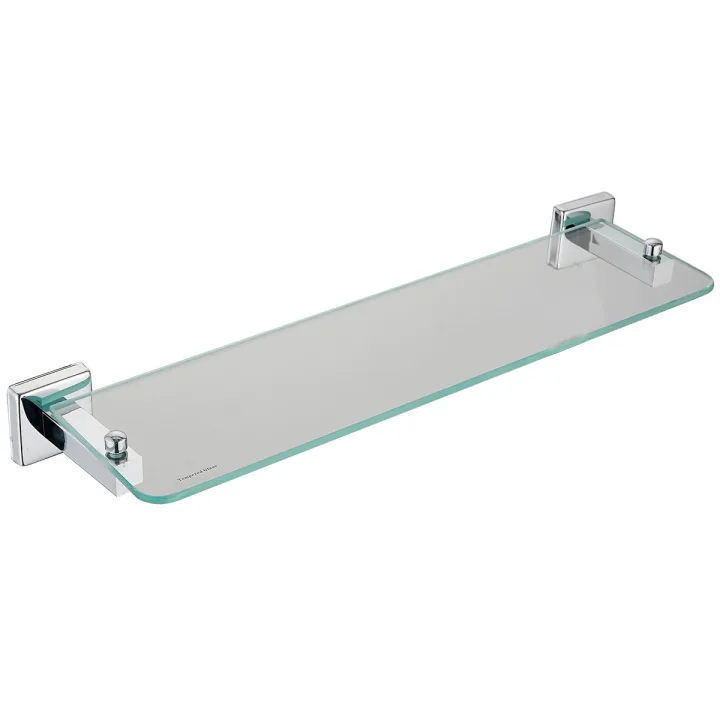 H-Series Square Base Glass Shelf