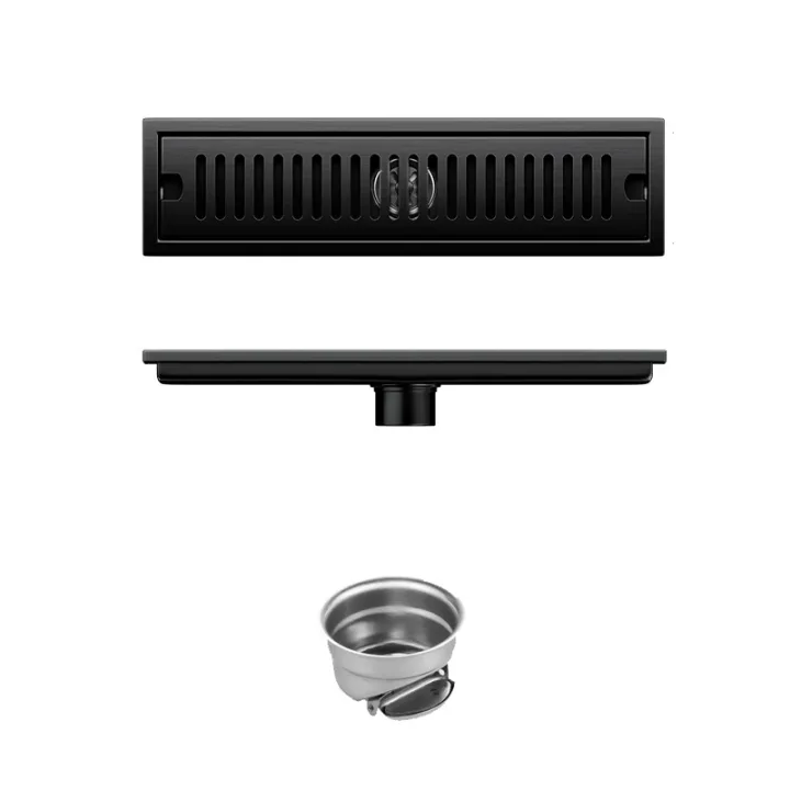 Linear Floor Drain Horizontal Slotted Grate 10*40cm