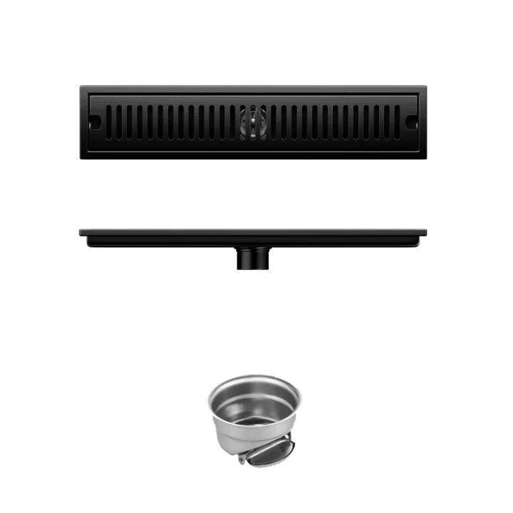 Linear Floor Drain Horizontal Slotted Grate 10*50cm