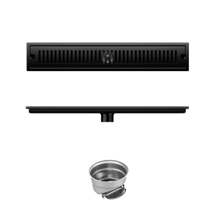 Linear Floor Drain Horizontal Slotted Grate 10*60cm