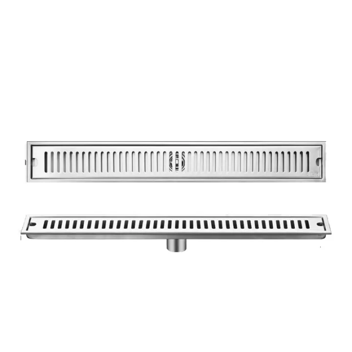 Linear Floor Drain Horizontal Slotted Grate 10*100c