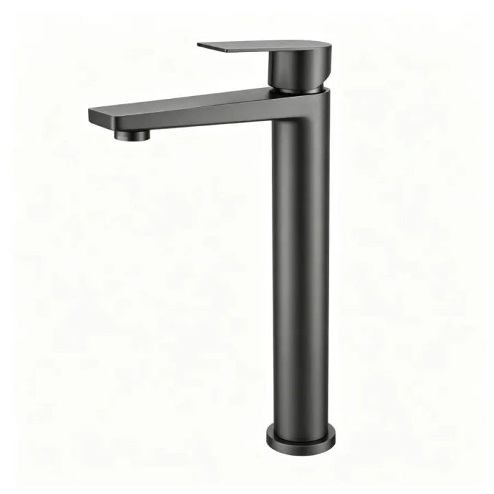 Taller Deck-Mounted Single-Lever Basin Faucet Mixer