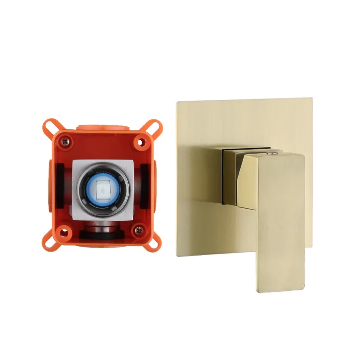 Concealed 1-Outlet Bath-shower mixer Valve with diverter Complete Box