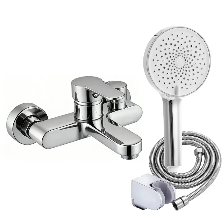 Wall-Mounted Single-Handle Bath Shower Faucet