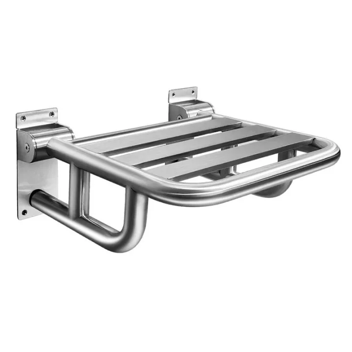 304 Stainless Steel Wall-Mounted Foldable Shower Chair