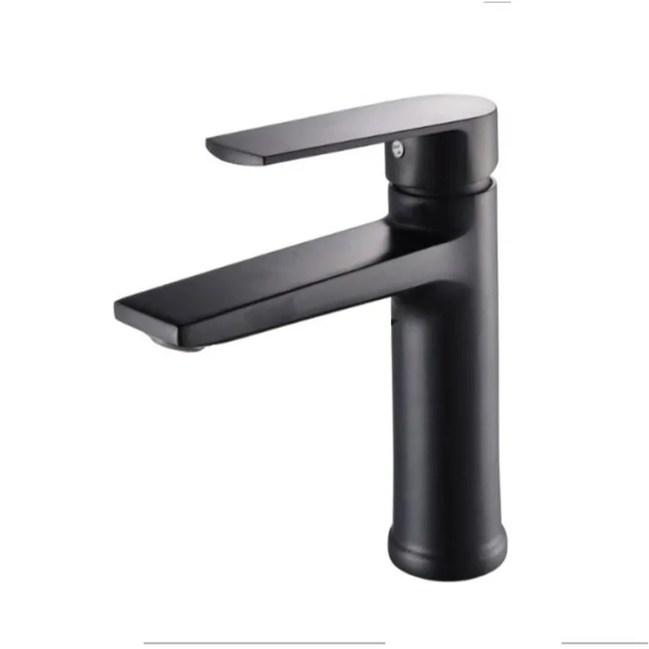 Short Single-Lever Square Faucet Mixer