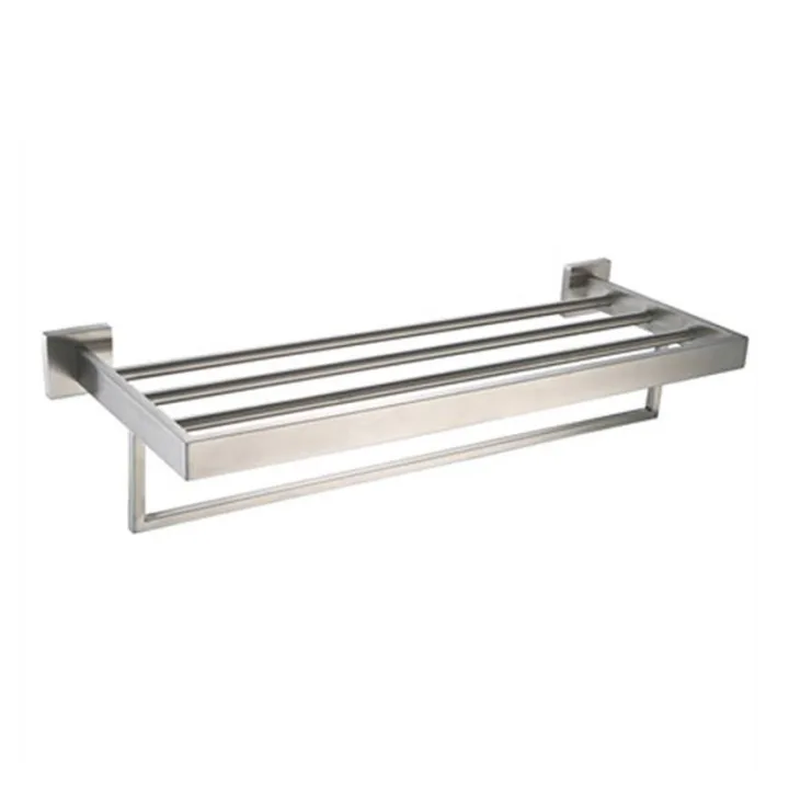 Square Design Towel Rack With Towel Holder