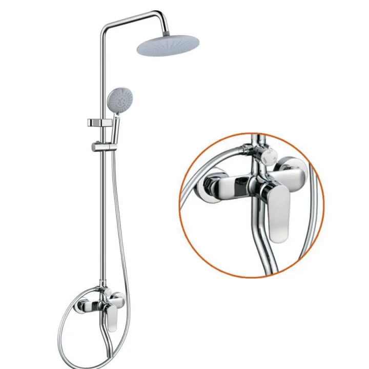 Functions Shower System with Handheld and Rainhead