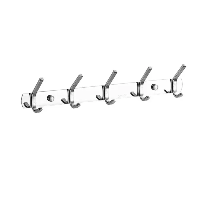 304 Stainless Steel Robe Hook with 5 hooks