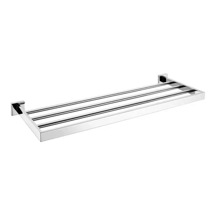 H-Series Square Base Bath Towel Rack 60cm