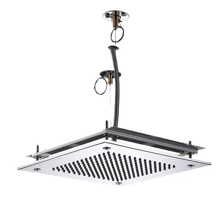 16-Inch Ceiling Mounted Concealed Square Rain Shower Head (400x400mm)