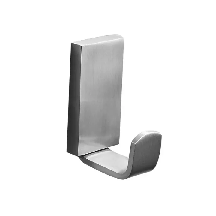 304 Stainless Steel Square Single Robe Hook