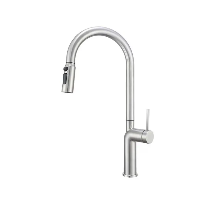 304 Stainless Steel Kitchen Pull-Out Faucet
