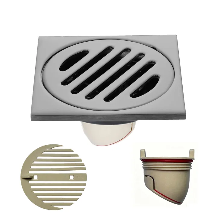 4mm Cream Core Floor Drain with Filter Notch